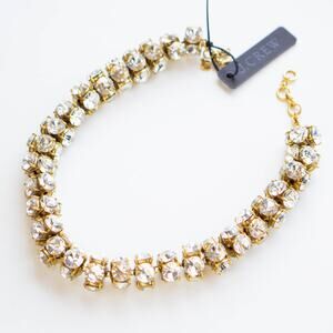 J.Crew Twisted Crystal Statement Necklace